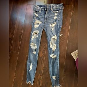 American eagle ripped jeans